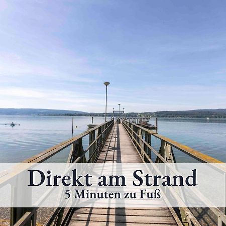 Grosse Moderne Ferienwohnung In Bester Bodenseelage L 1 Minute Zum Bodensee L 3 Zimmer L Vollausgestattete Kueche L Sonnenbalkon L Wlan L Willkommen Im Apartment Mettnau 博登斯边的拉多夫采尔 外观 照片